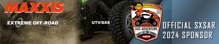 WELCOME MAXXIS TIRES BACK TO THE 2024 SXSAR FAMILY OF SPONSORS